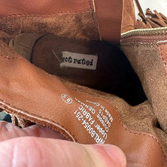 Not Rated Mohegan Chukka Fringe Boot - Picture 9 of 9